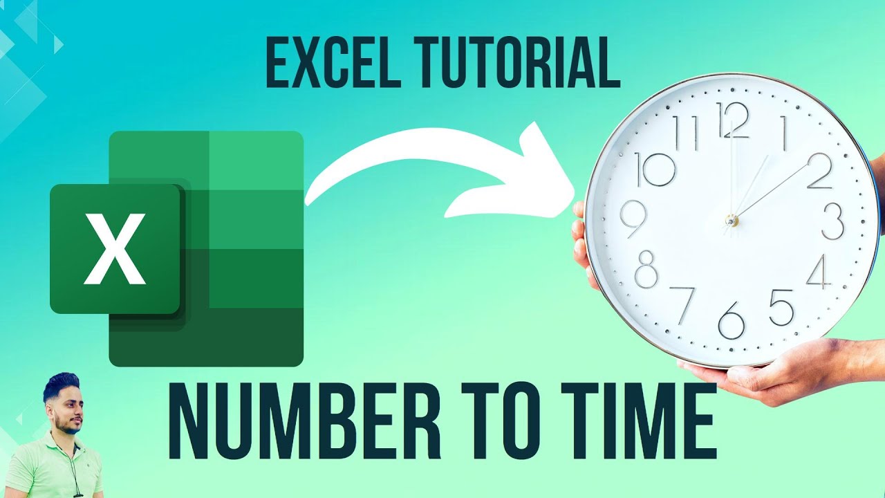  convert numbers to time in excel rohit narang youtube