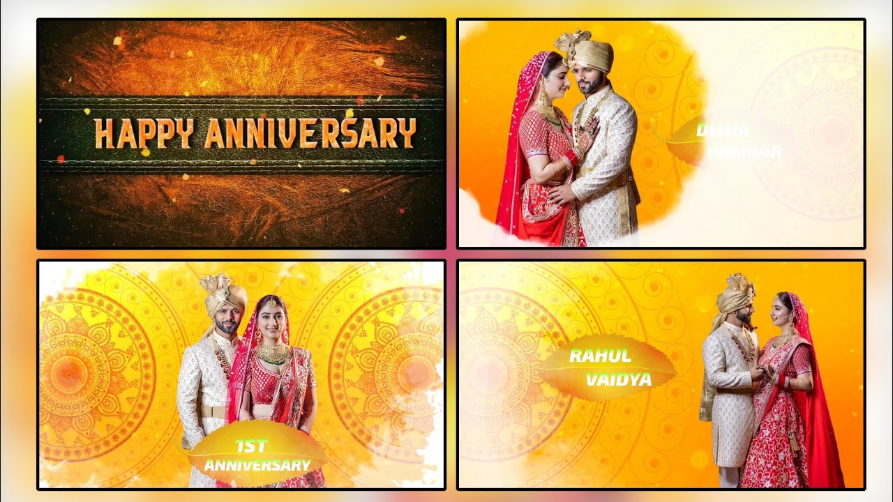 Wedding Anniversary Video Editing In Kinemaster Happy Anniversary Video