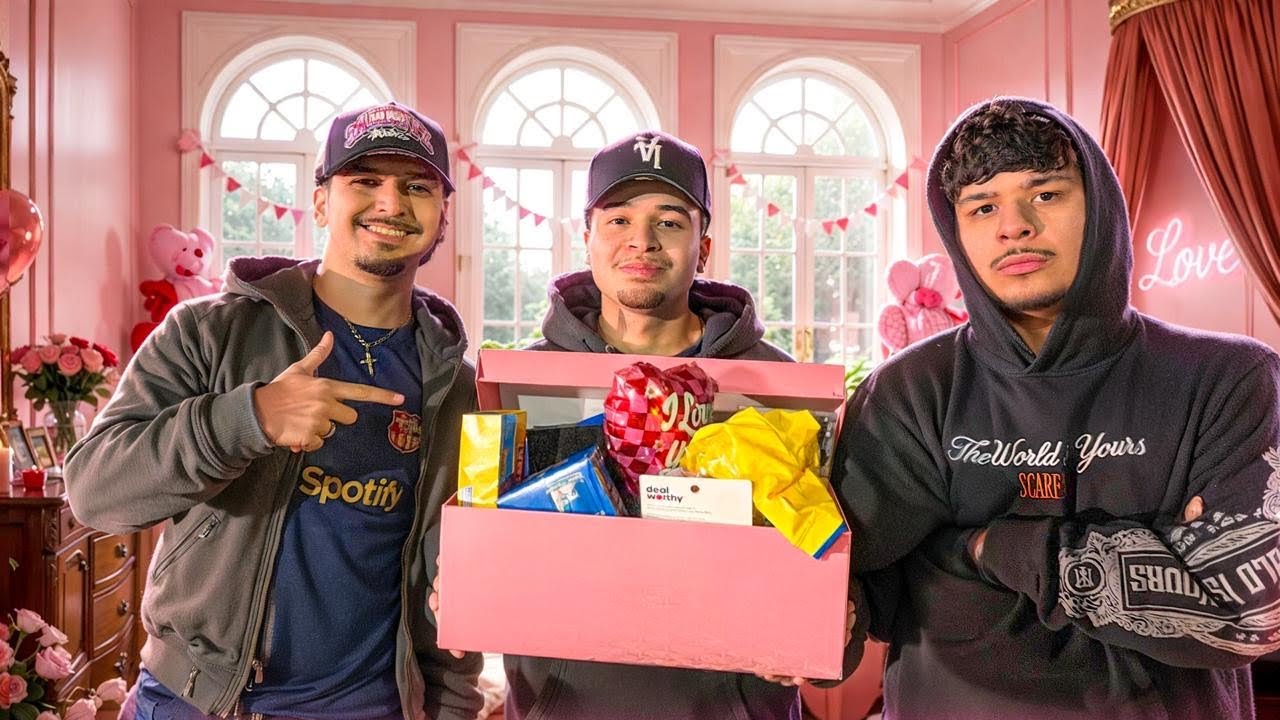 SURPRISING MY BEST FRIEND WITH A VALENTINE BASKET (WITH ACTUALLYJOSE)