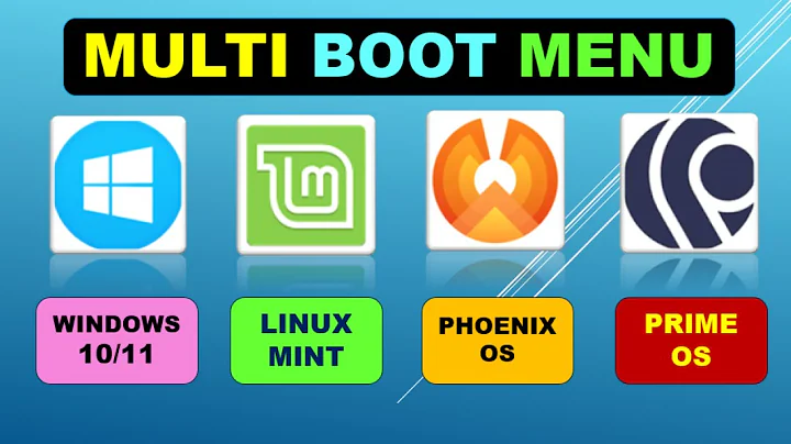 Enable/Show Multi Boot Menu For Windows + Android + Linux | In UEFI Mode | By Using Grub2Win.