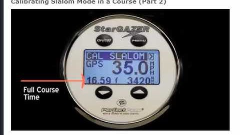 Calibrate Slalom Mode - (version 6.5NG and 7). Part2