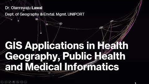 GIS Applications in Health Geography - 1