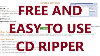 Easily RIP CDs With FairStars CD Ripper screenshot 5