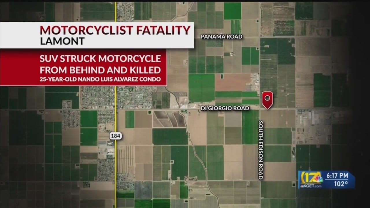 Motorcyclist killed in Arvin crash YouTube