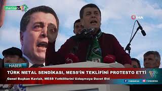 Türk Metal Sendi̇kasi, Messi̇n Tekli̇fi̇ni̇ Protesto Etti̇