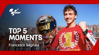 Francesco Bagnaia 🥇 | Top 5 Moments of 2022