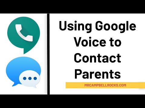 Using Google Voice Text to Get a Hold of Parents