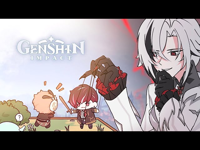 【Genshin Impact】 Pushing to Fontaine Story for DADDY Arlecchino 【NIJISANJI EN | Ver Vermillion】のサムネイル