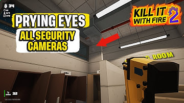 Nieuwsgierige ogen vernietigen alle beveiligingscamera