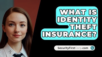 What Is Identity Theft Insurance? - SecurityFirstCorp.com
