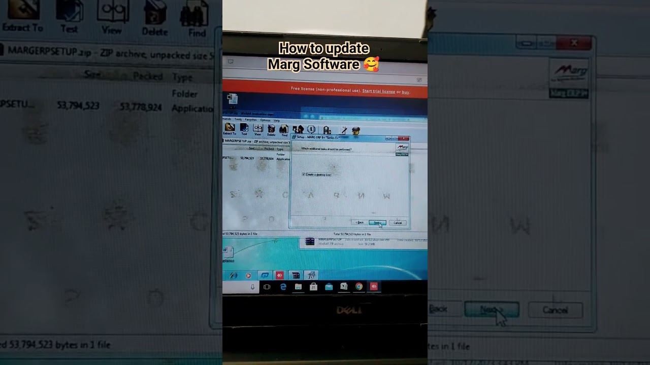 how to update marg software 