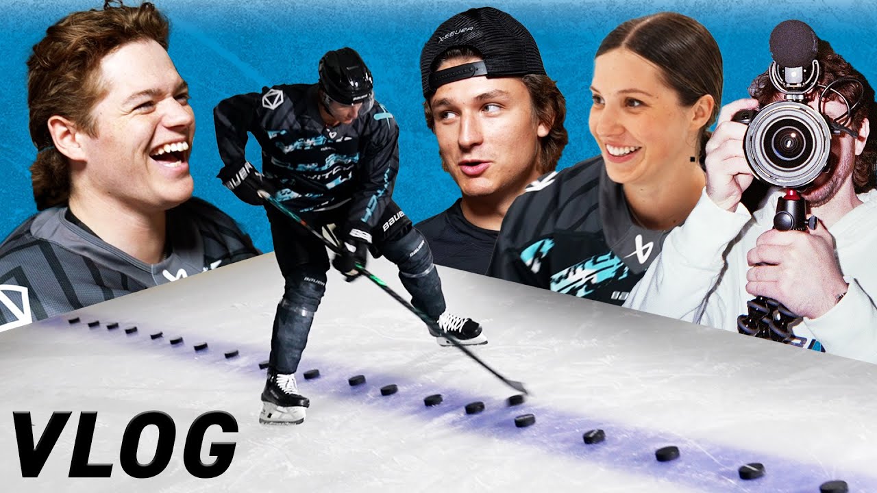 Cold Cofield Cole Caufield shows off his UNBELIEVABLE hands | Bauer Hockey Vlog ...