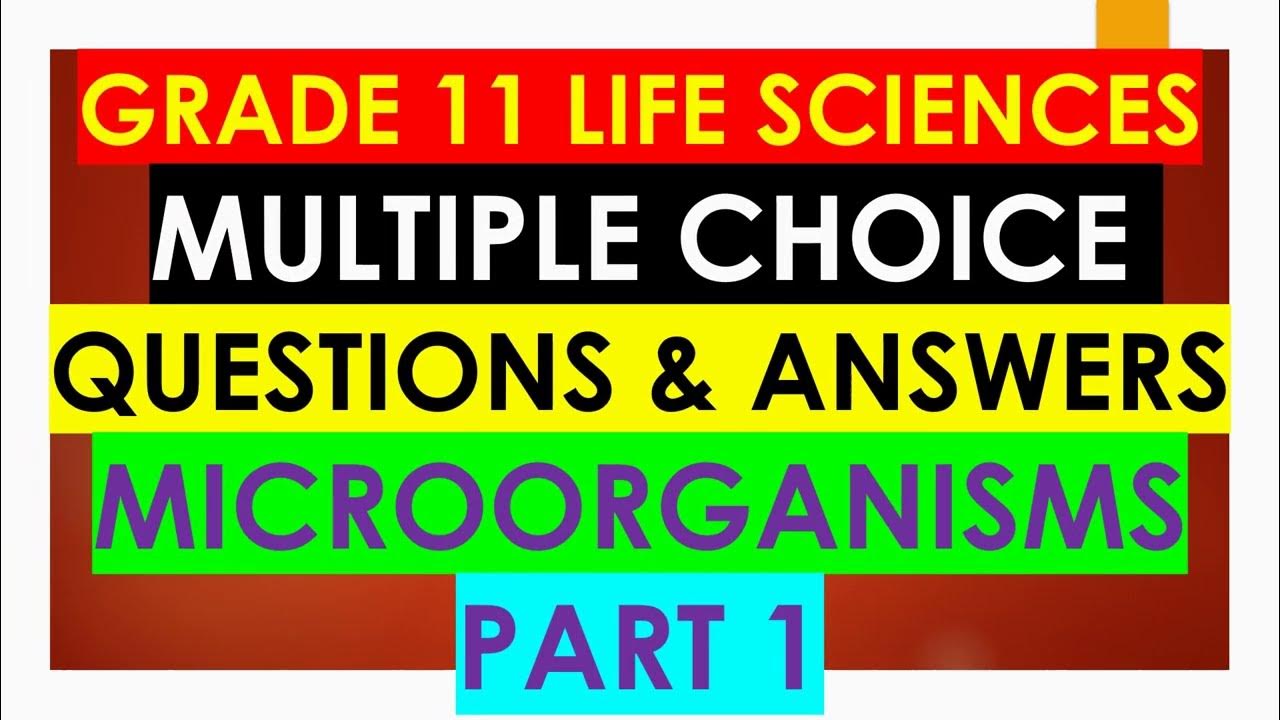 GRADE 11 LIFE SCIENCES MULTIPLE CHOICE QUESTIONS & ANSWERS ON