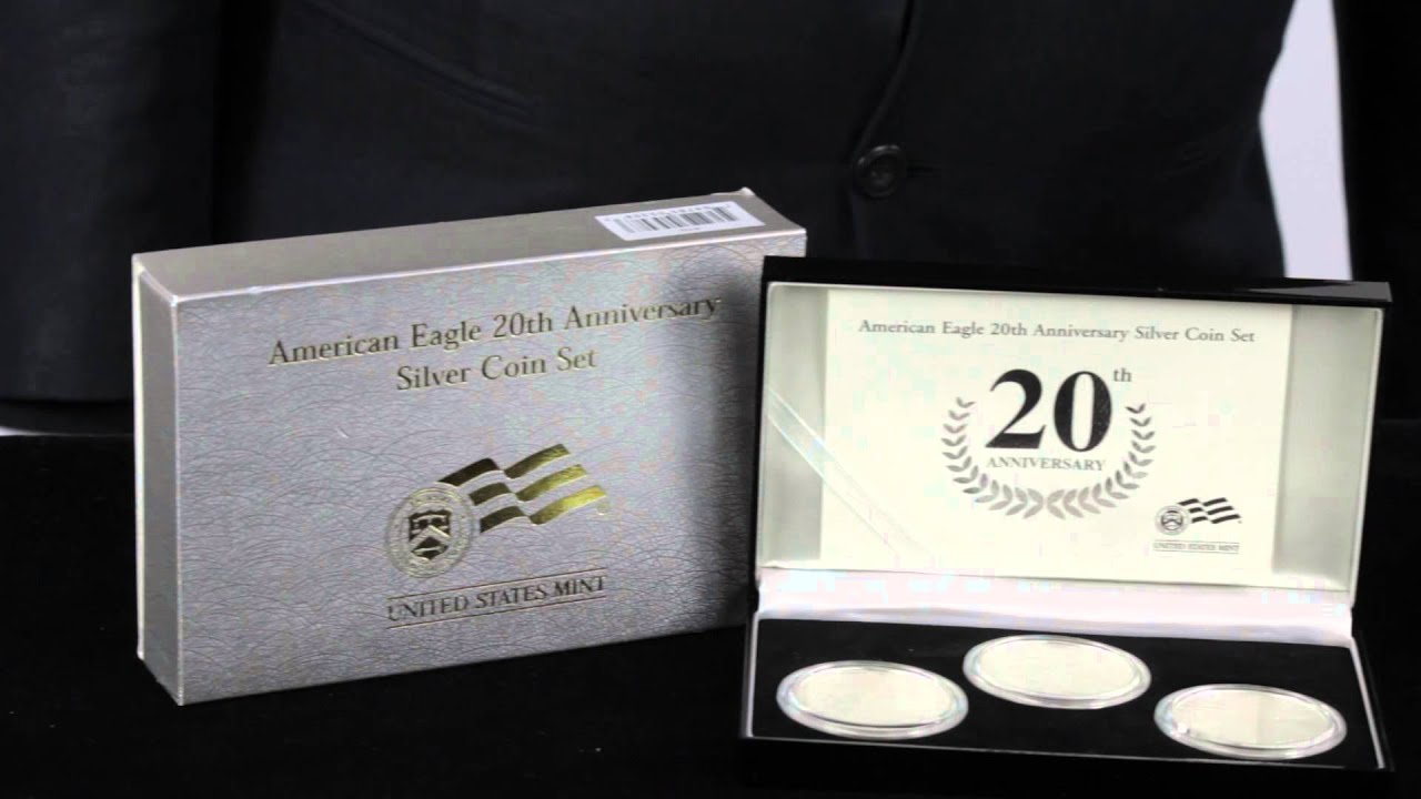 american eagle 20th anniversary silver coin set