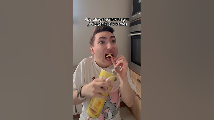Aldığın yemekleri gizlice yiyen küçük kardeş
