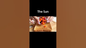 ASMR: Spreading the Sun on Toast 🔥☀️ – Planet Series Finale #asmr #relaxing #satisfying #tingles