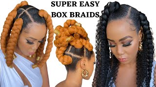 🔥CAN’T GRIP BOX BRAIDS/ Try this Step By Step /101 /Protective Style Tupo1Hey guys!