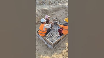 Install stump column for workers camp footing