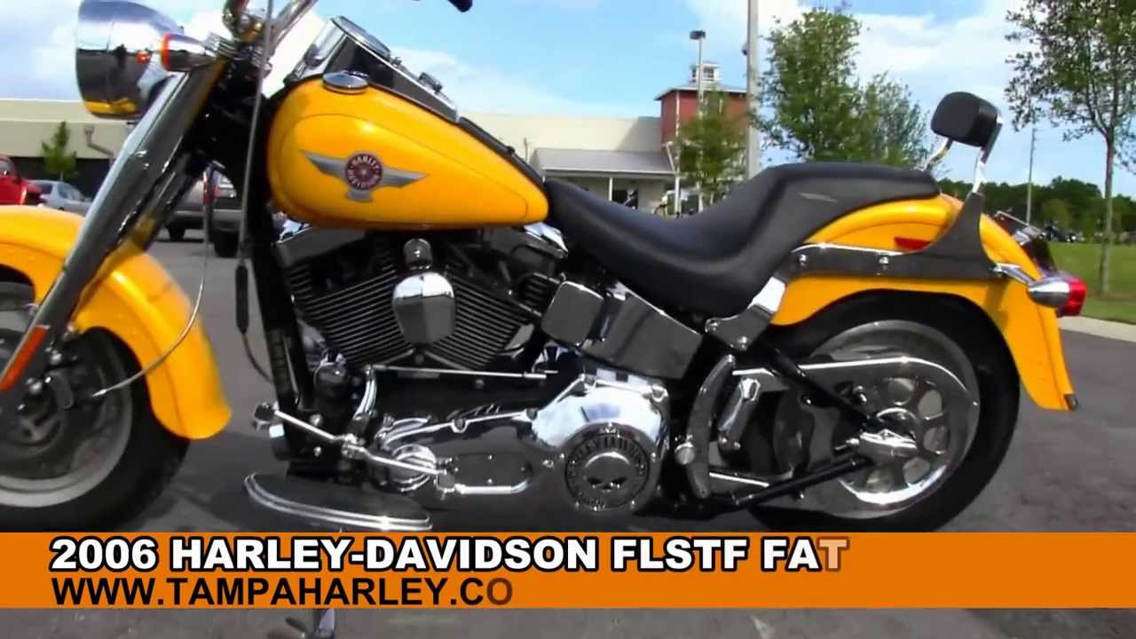 Used 2006 Harley  Davison FLSTF FatBoy  Motorcycle For Sale 