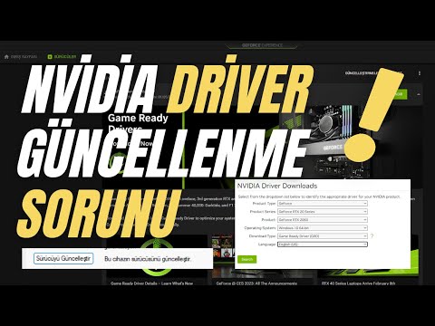 GeForce® Experience Driver Güncelleme Sorunu | Nvidia ekran kartı Güncelleme Hatası Nasıl Çözülür?