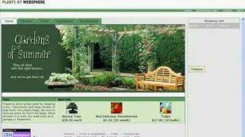 Web 2.0 FEP Plants by WebSphere Demo