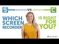 Snagit vs. Camtasia: Which Screen Recorder is Right for You?