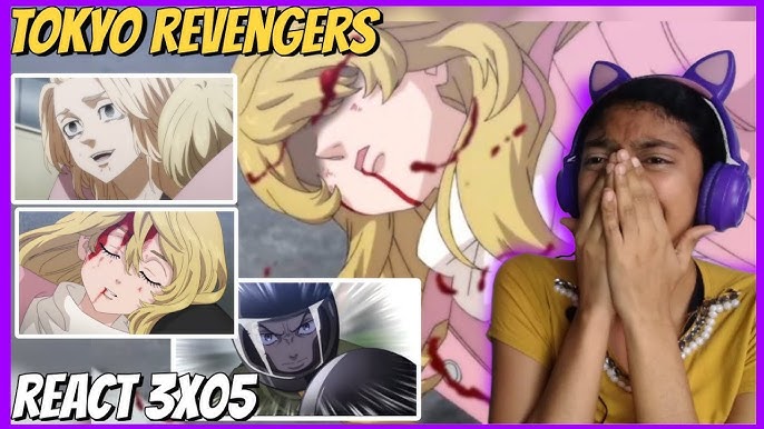 REACT: TOKYO REVENGERS 3 Temporada Episódio 4/TAKEMICHI É LÍDER DA BLACK  DRAGON!? 