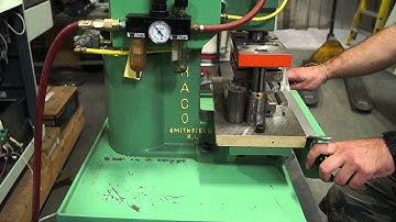JORACO Model 1030ETBEM  Toggle-Aire Pneumatic Press