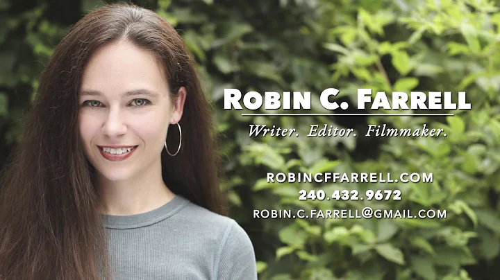 Video Reel: Robin C. Farrell