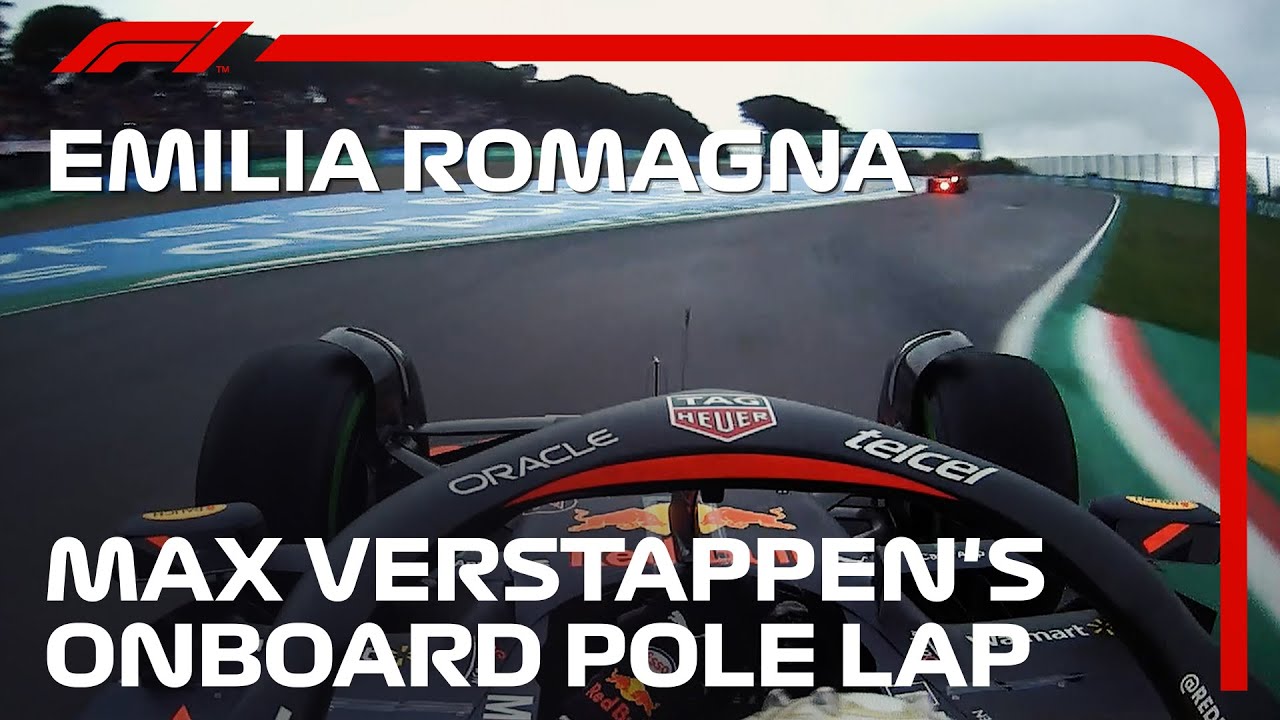 Max Verstappens Pole Lap 2022 Emilia Romagna Grand Prix Pirelli
