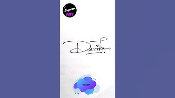 Devika name Signature | How make unique signature of Devika