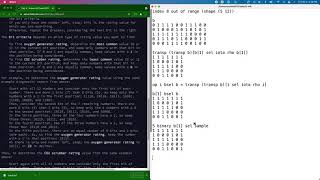 AoC 2021 Day 3 using Ivy [Binary fun]