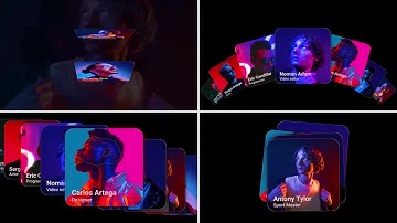 Carousel & Slides Video Template | After Effects