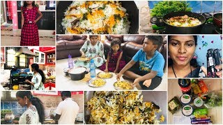 DIML/Kheema Dum Biriyani ఎలా చేసానో చూడండి/Friday & Sunday Vlog/Special Lunch making/Amulya Kitchen