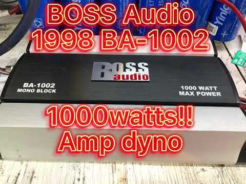 1998 boss audio amp dyno test