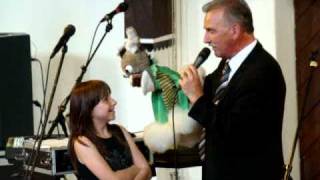 Melanie mit Kliby und Caroline