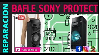 Como Reparar Bafle SONY MHC-V3  Suena Y Al Subir Volumen Aparece PROTECT 1