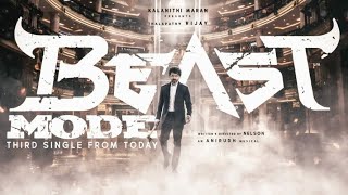 Beast Third Single From Tomorrow 💥 Thalapathy Vijay |  Nelson | Anirudh | Pooja Hegde | Sun Pictures