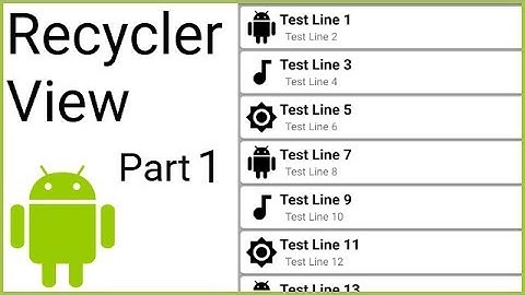 RecyclerView + CardView - Part 1 - LAYOUTS AND CUSTOM OBJECTS - Android Studio Tutorial