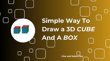 Draw a simple 3D cube (Illustrator Tutorial)