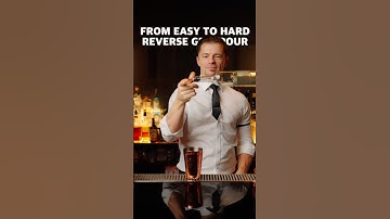 EASY / MEDIUM / HARD “Free pour” Bar tricks #flairbartending