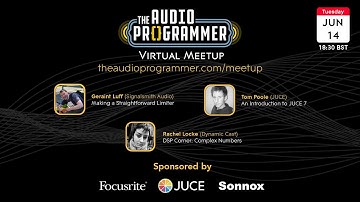 Audio Programmer Virtual Meetup - June 14th @ 18:30 BST