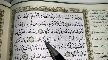 كيف نطبق قواعد التجويد عند قراءة سورة المؤمنون(ج٢)