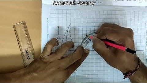 Projection of Solids problem no. 21 (VTU)