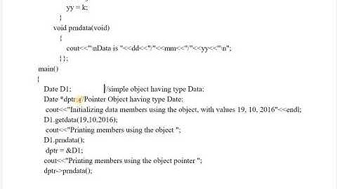 SAITM B TECH CSE SEM 4 OBJECT ORIENTED PROGRAMMING UNIT II LECTURE 22
