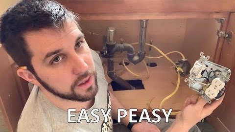 HOW TO INSTALL AN OUTLET FOR GARBAGE DISPOSAL/DISHWASHER WITH A SWITCH