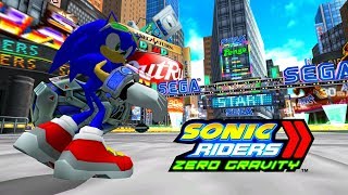 Sonic Riders Zero Gravity - '80s Boulevard - Sonic 4K 60 FPS