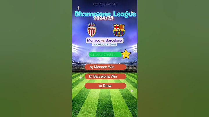 Monaco vs Barcelona UEFA Champions League 2024/2025 Prediction | Who Will Win? #match #prediction