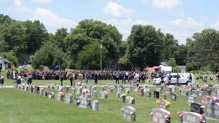 Sgt Heather Glenn Honor Guard At Gravesite Tell City