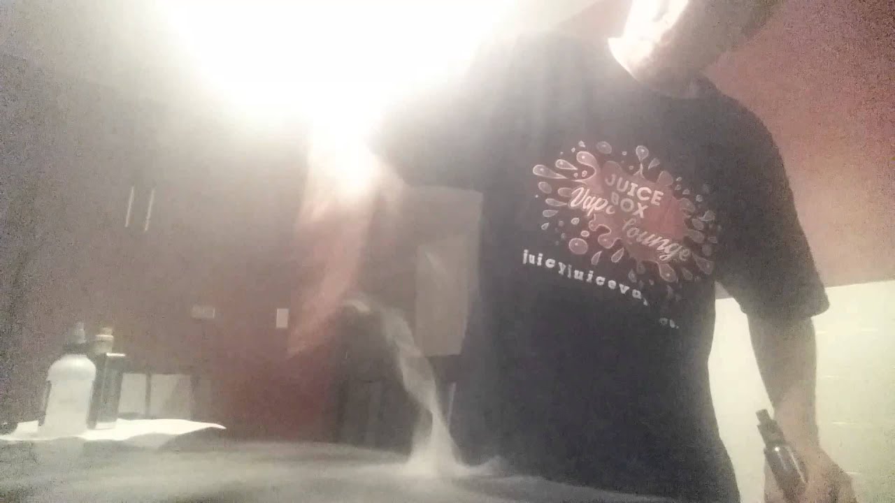 Huge "Hand of God" vape tornado with snow wolf 200